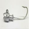 25 Unpainted"Hotlip" Striper Fluke Jig Head Swimbait Lure Mustad Saltwater Hook 1.5 oz view 1