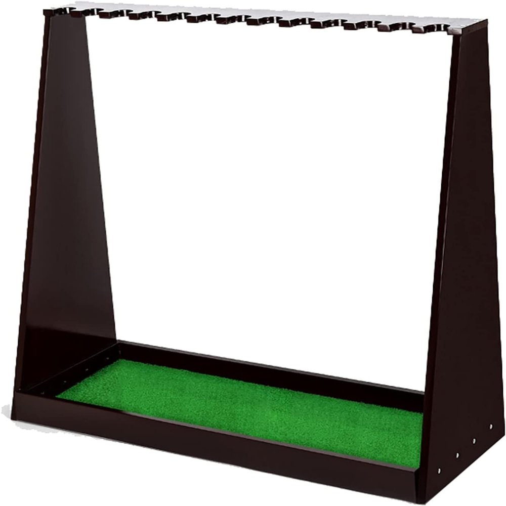 OSCCAR Wooden Golf Club Display Stand for Garage, Simulator Room, Golf Store & Practice Network, Single Slot