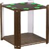 OSCCAR Wood Pool Cue Rack, Vertical Floor-Standing Cue Holder with Holds 8 Pool Cues, Billiard Bar Storage Stands for Billiards Rooms view 1