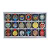 BIANJIE - Medal Photo Frame, Display Case, Collection Box, for Runners, Marathons, Race Winners, Swimming, Soccer, Gymnastics, Easy Installation (Silver, 3x6) view 1