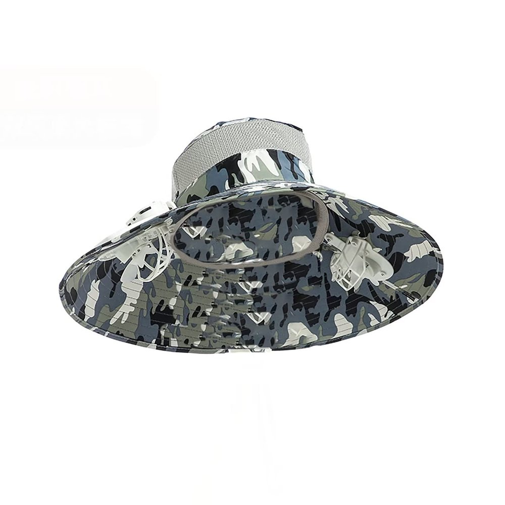 Fishing Hat/Sun Hat for Outdoor Sport Travel Camping Solar Powered Fan Hat Beach Hat UPF50+