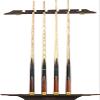 OSCCAR 2-Piece Billiard/Pool Cue Rack, Wall Mount Pool Stick Holder - Holds 6 Cues, for Game Room/Bars/Clubs (Color : Black) view 2