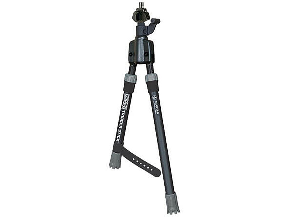 Primos Hunting Triggerstick Gun Mounted Bipod with MagnaSwitch, Magnetic Ultra Light Shooting Support - Short