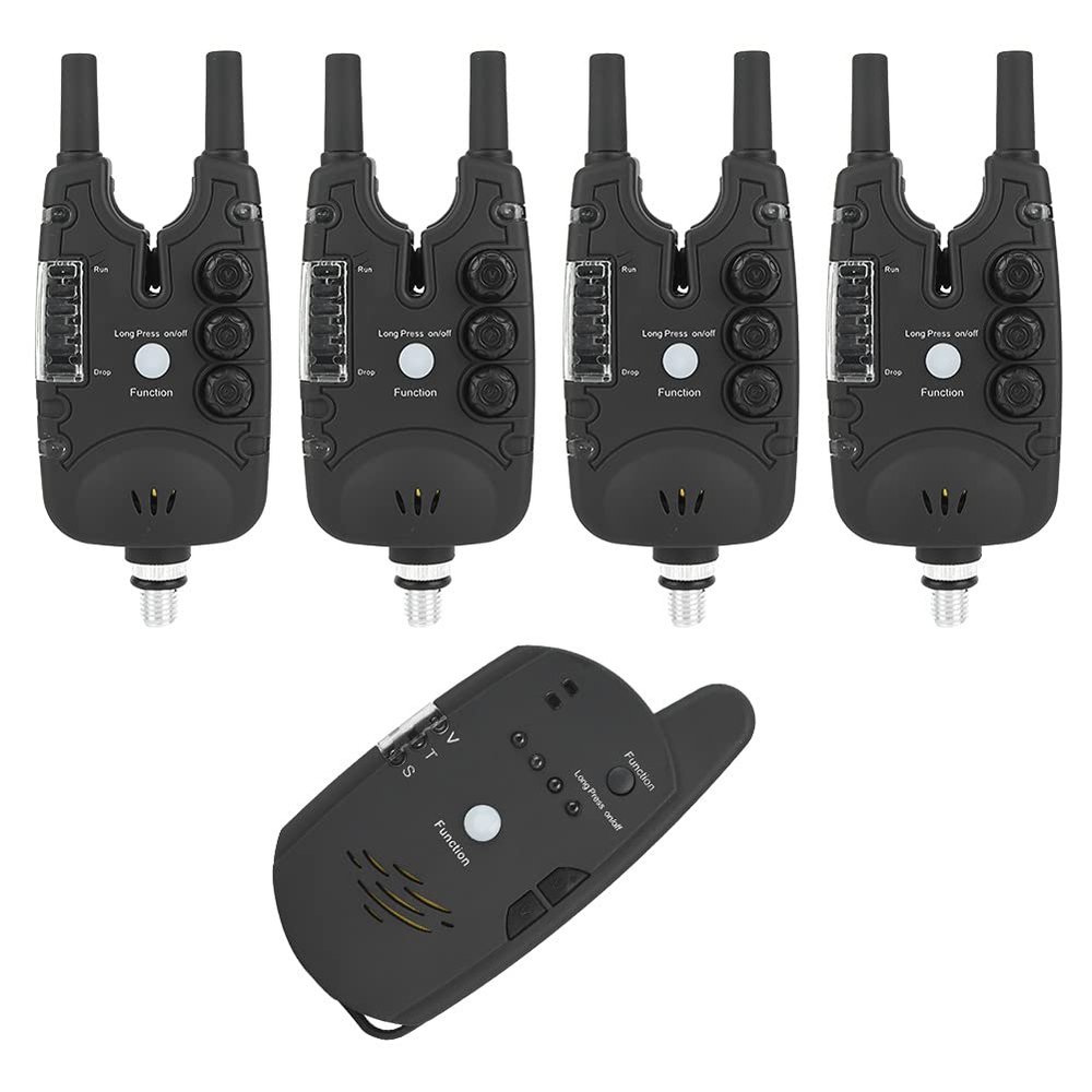 RiToEasysports Fishing Bite Alarm, ABS LED Electronic Fish Bite Detector, Fish Bite Alert, Sound Alert Indicator for Carp Fishing and Outdoor Activities