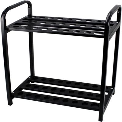 OSCCAR Garage/Outdoor Golf Club Display Stand Rack, Freestanding Metal Golf Club Storage Organizer, Large Capacity Golf Putter Rack