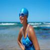 ZOGGS Unisex Adult Easy-Fit Silicone Swimming Cap - Non-Slip Hydrodynamic Design Ergonomic Fit Swim Hat for Long/Short Hair, Blue view 2