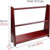 OSCCAR Heavy Duty Pool Cue Racks &Holders, Floor Standing Extra Large 12 Billiard Pool Cue Stick Organizers, Indoor Game Room Portable Pool Cue Storage Stand view 2
