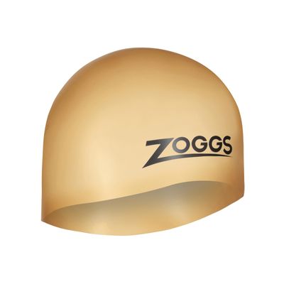 ZOGGS Unisex Adult Easy-Fit Silicone Swimming Cap - Non-Slip Hydrodynamic Design Ergonomic Fit Swim Hat for Long/Short Hair
