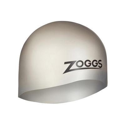 ZOGGS Unisex Adult Easy-Fit Silicone Swimming Cap - Non-Slip Hydrodynamic Design Ergonomic Fit Swim Hat for Long/Short Hair
