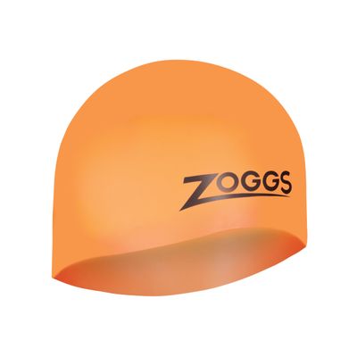 ZOGGS Unisex Adult Easy-Fit Silicone Swimming Cap - Non-Slip Hydrodynamic Design Ergonomic Fit Swim Hat for Long/Short Hair