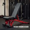REP Foldable Incline Decline Bench | FID Platform for Home Gym | Compact Portable Fitness Stationary Equipment | Heavy Duty Strength Training Chair | Adjustable Sit-up Dumbbell Workout Support, Matte Black view 3