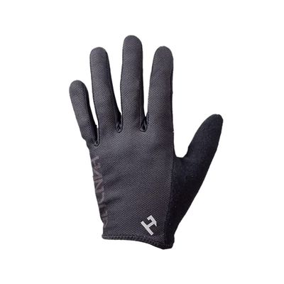 Handup Most Days Full Finger Lightweight Anti-Slip Breathable Mountain Bike MTB Bicycle Enduro Downhill XC Cycling Motocross Unisex Gloves (Pure Black, XX-Large)