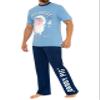 Peppa Pig Pyjamas Mens Daddy Pig PJS Blue Medium view 1