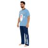 Peppa Pig Pyjamas Mens Daddy Pig PJS Blue Medium view 2