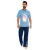 Peppa Pig Pyjamas Mens Daddy Pig PJS Blue Medium view 4