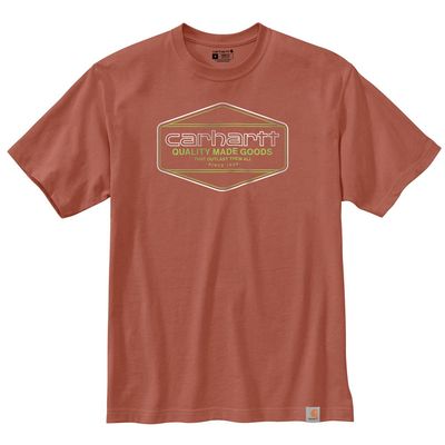 Carhartt Men's 105711 Loose Fit Heavyweight Short-Sleeve Quality Graphic T-Shir - X-Large Regular - Terracotta