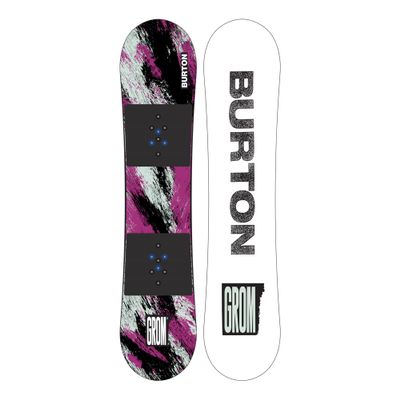 Burton Kids' Grom Snowboard, Purple/Teal, 110cm