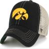 47 NCAA Trawler Team Color Mesh Trucker Clean Up Adjustable Hat, Adult One Size Fits All (Iowa Hawkeyes Black) view 1