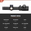 Athlon Optics 215024: Talos BTR 1-4X24 Gen2 Riflescope, Direct Dial Fixed 30Mm Tube Sfp, Atmr6 Sfp Ir-Moa view 3