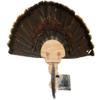 Esh Turkey Fan Mount Kit - Customized State Turkey Tail Mounting Plaque - Natural Oak Wood - New Jersey view 1