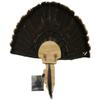Esh Turkey Fan Mount Kit - Customized State Turkey Tail Mounting Plaque - Natural Oak Wood - Illinois view 1