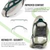 Kahtoola NANOspikes Footwear Traction for ICY Winter Road Running & Walking - Olympic Coast - Large view 4