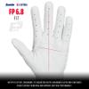 Franklin Sports Women's Fastpitch Softball Batting Gloves - Aura CFX Pro FP Women's + Girls' Batting Gloves for Softball + Baseball - White + Multicolor Chrome Pair - Adult Extra Large view 4