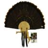 Esh Turkey Fan Mount Kit - Customized State Turkey Tail Mounting Plaque - Natural Oak Wood - Maryland view 1