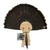 Esh Turkey Fan Mount Kit - Customized State Turkey Tail Mounting Plaque - Natural Oak Wood - Alabama view 1