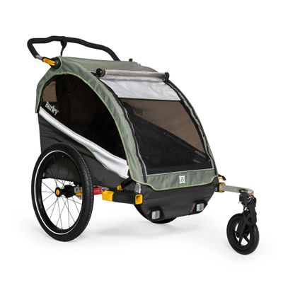 Burley DLite X, 1 and 2 Seat Kid Bike Trailer & Stroller