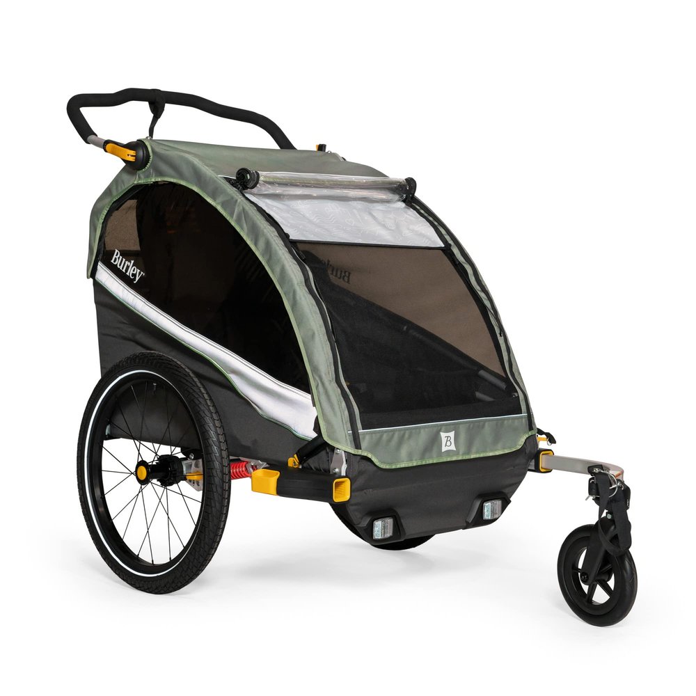 Burley DLite X, 1 and 2 Seat Kid Bike Trailer & Stroller