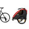 Burley Honey Bee Lightweight 2-Seat Bike Trailer & Stroller with Adjustable Handlebar & Compact Fold view 3