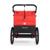 Burley Honey Bee Lightweight 2-Seat Bike Trailer & Stroller with Adjustable Handlebar & Compact Fold view 4