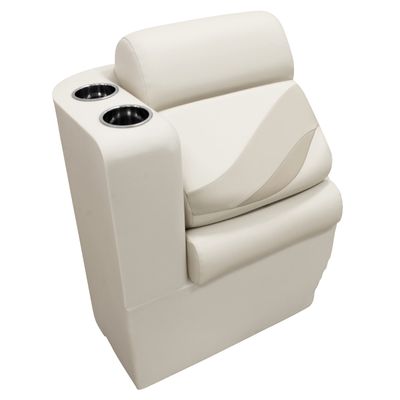 Wise BM13006L-1066 Premier Series Pontoon Left Lean Back Recliner, Stone/Mocha Java/Khaki