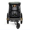 Burley DLite X | Premium 1 or 2-Seat Bike Trailer & Stroller with Adjustable Suspension, Spacious Seating & Compact Fold view 4
