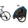 Burley Encore X | 2-Seat Bike Trailer & Stroller with Suspension, Padded Seats, Weather-Resistant Cover & Compact Fold view 3