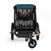 Burley Encore X | 2-Seat Bike Trailer & Stroller with Suspension, Padded Seats, Weather-Resistant Cover & Compact Fold view 4