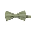 DAZI Men's & Kid's Adjustable Bow Tie, Pre-Tied Bowties, Clip On Bow Tie, Floral Print Bowtie, Weddings, Groom, Groomsmen. (Adult, Light Sage) view 1