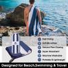 4Monster Microfiber Beach Towel Quick Dry,Super Absorbent Lightweight Travel Towel for Swimmers, Sand Free Camping Towel, Beach Towels for Pool,Swim,Water Sports,Yoga view 2