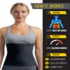 Sweat Spark Waist Trainers for Women Belly Fat (Black, 8XL) - Sweat More, Shape Your Back & Abdomen, Wear During Workout view 3