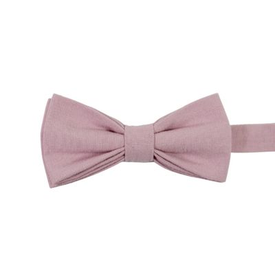DAZI Men's & Kid's Adjustable Bow Tie, Pre-Tied Bowties, Clip On Bow Tie, Floral Print Bowtie, Weddings, Groom, Groomsmen. (Adult, Blush)