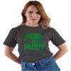 4X-Large Heather Black Mens Here to Paddy Funny St. Patricks Day Gift Idea T-Shirt view 3