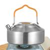 RIPTEADRY Camping Teapot, 1L Stainless Outdoor Kettle, Camping Kettle, Portable Lightweight Camp Kettle Camp Tea Pot, for Hiking, Camping, Outdoor Campfire Use view 2