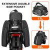 VITILAN Bike Rack Bag, Bike Trunk Bag Panniers for Bicycle Rear Rack Saddle, 35L Large Capacity Luggage Waterproof Bag Commuter Accessories, Storage Bags with Rain Cover view 3