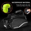 VITILAN Bike Rack Bag, Bike Trunk Bag Panniers for Bicycle Rear Rack Saddle, 35L Large Capacity Luggage Waterproof Bag Commuter Accessories, Storage Bags with Rain Cover view 4