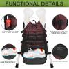 Goloni Lacrosse Equipment Backpack with Two Sticks holder and Separate Cleats Compartment Field Hockey Bag view 3