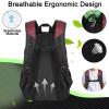 Goloni Lacrosse Equipment Backpack with Two Sticks holder and Separate Cleats Compartment Field Hockey Bag view 4