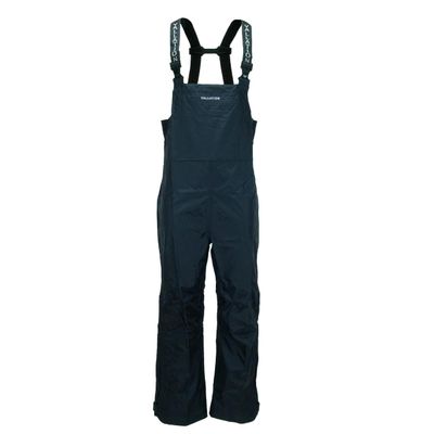 Vallation Outerwear Men's Dark Rain Bib - Black, Large