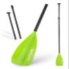 Abahub SUP Paddles - 3 Piece Adjustable Stand up Paddle - Lightweight Oar for Paddleboard, Aluminum Alloy PU Coated Shaft 68" - 86", Black Plastic Nylon Blade