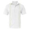 Men's Casual Button Down Shirts Short Sleeve Cotton Linen Tops Regular Fit T-Shirts Summer Beach Dress Shirt E-White view 3